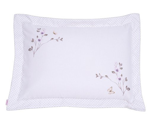 Fronha Encanto Dupla Face Papilon, beige | WestwingNow