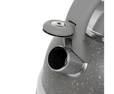 Chaleira de Indução com Apito Granito Chef Taupe | Westwing