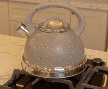 Chaleira de Indução com Apito Granito Chef Taupe | Westwing