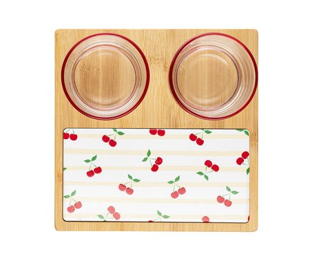 Jogo para Servir em Bambu Cherry lV | Westwing