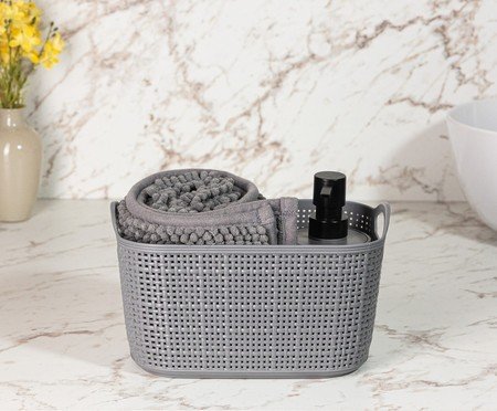 Jogo para Banheiro Comfort Cinza | Westwing