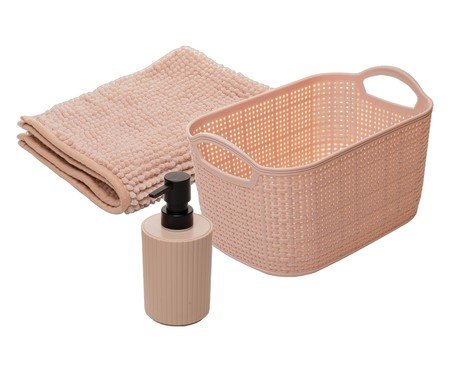 Jogo para Banheiro Comfort Bege | Westwing