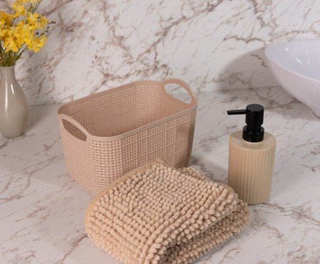 Jogo para Banheiro Comfort Bege | Westwing