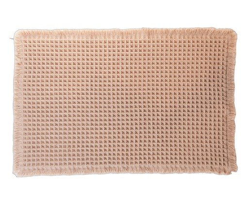 Tapete para Banheiro Waffle Chenille Bege, beige | WestwingNow