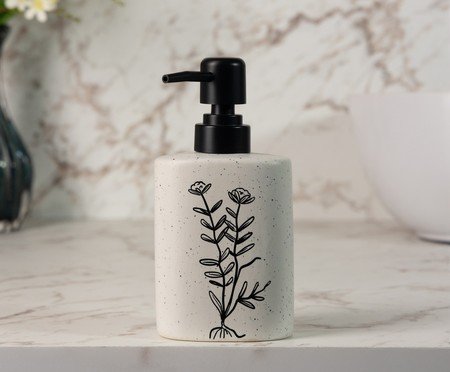 Porta-Sabonete Líquido Jardin Blanc Branco | Westwing