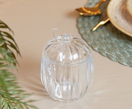 Açucareiro com Colher em Cristal Still | Westwing