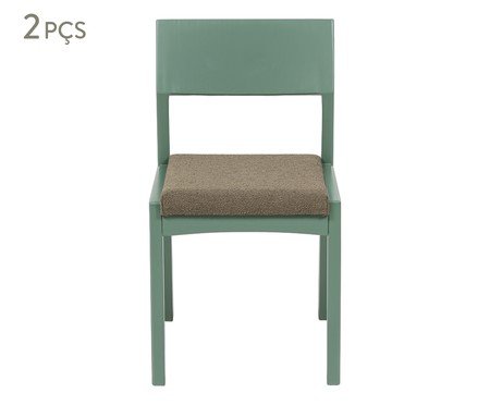Jogo de  Cadeiras Less Verde | Westwing