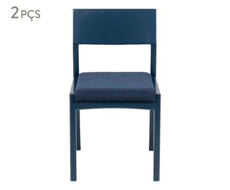 Jogo de  Cadeiras Less Azul | Westwing