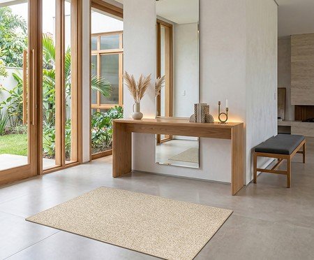 Tapete Tufting Colorfull Trigo Claro | Westwing