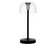 Luminária de Mesa Recarregável em Led Íris Preta Metal, black | WestwingNow