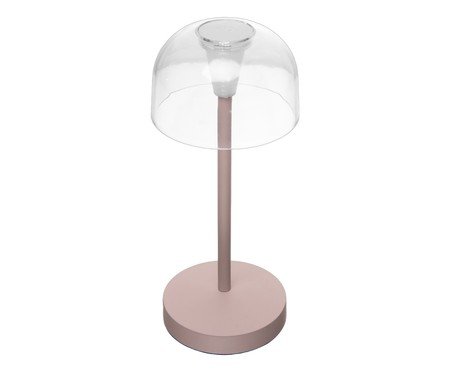 Luminária de Mesa Recarregável em Led Íris Bege Metal | Westwing