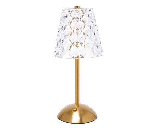 Luminária de Mesa Recarregável em Led Orion Dourado Metal, gold | WestwingNow