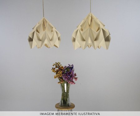 Luminária Origami Gaia Marfim | Westwing