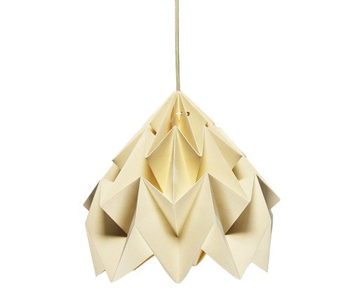 Luminária Origami Gaia Marfim, beige | WestwingNow