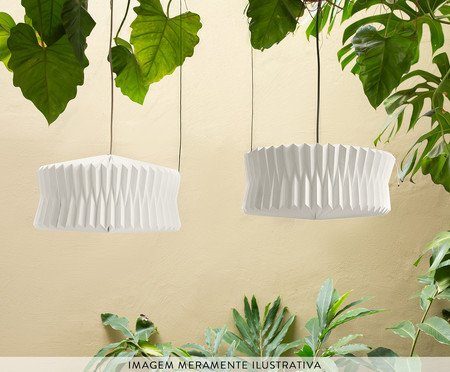 Luminária Origami Templo Branco | Westwing