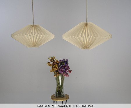 Luminária Origami Orion Marfim | Westwing
