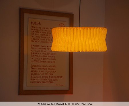 Luminária Origami Templo Marfim | Westwing