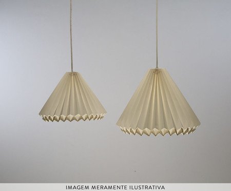 Luminária Origami Sol Marfim | Westwing