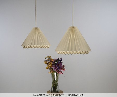 Luminária Origami Sol Marfim | Westwing