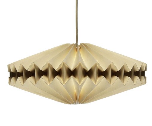 Luminária Origami Dusol Marfim, beige | WestwingNow