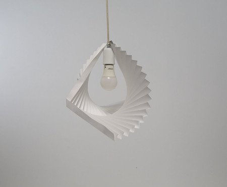 Luminária Origami Evoá Branco | Westwing