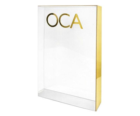 Capa para Livro com Gravura Dourada 