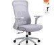 Office Aspen com braços 5D Tela Mesh Cinza, grey | WestwingNow