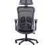 Office Aspen com apoio e braços 5D Tela Mesh Preta, black | WestwingNow