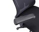 Office Aspen com apoio e braços 5D Tela Mesh Preta, black | WestwingNow