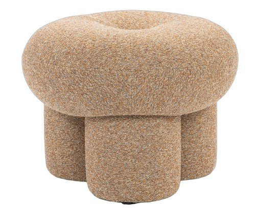 Puff Trium Tecido Amarelo Horizonte, yellow | WestwingNow