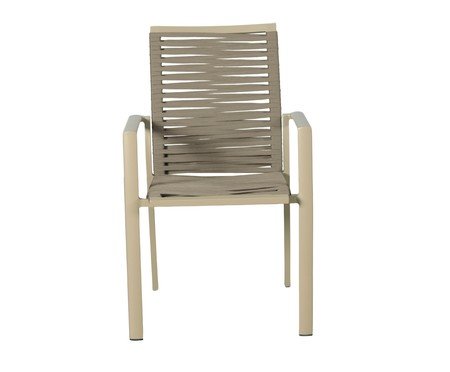 Cadeira Entremares Corda Amêndoa Base Amêndoa | Westwing