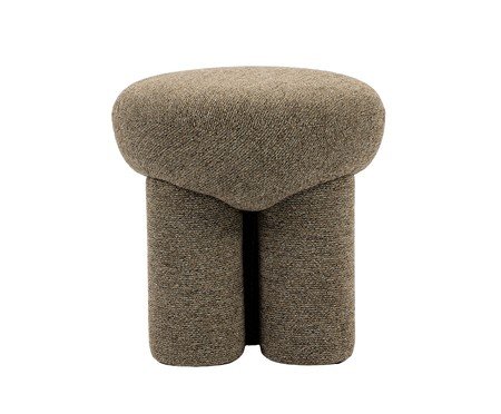 Puff Orbe Tecido Marrom Mescla | Westwing