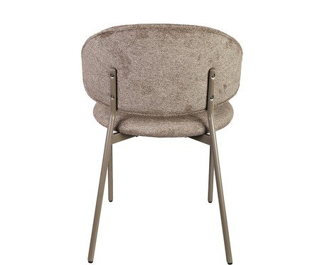 Cadeira Marisol Tecido Cinza Base Cinza | Westwing