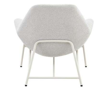Poltrona Ariana Tecido Mescla Base Off White | Westwing