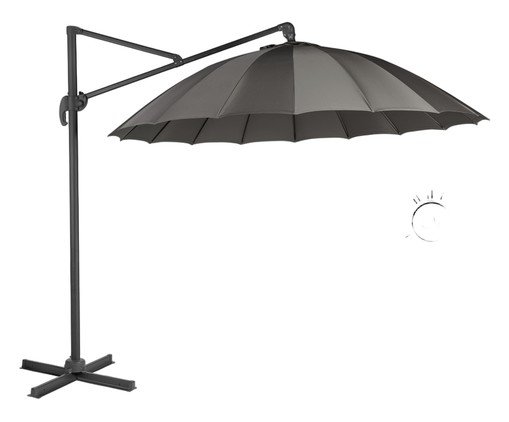 Ombrelone Maui Grafite, black | WestwingNow