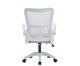 Office Baltimore Tela Mesh Cinza Base Branca, white | WestwingNow