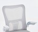 Office Baltimore Tela Mesh Cinza Base Branca, white | WestwingNow