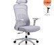 Office Aspen com apoio e braços 5D Tela Mesh Cinza, grey | WestwingNow