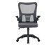 Office Baltimore Tela Mesh Grafite Base Preta, black | WestwingNow