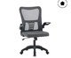 Office Baltimore Tela Mesh Grafite Base Preta, black | WestwingNow
