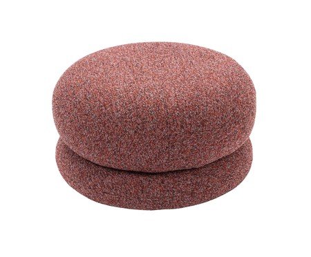 Puff Duo Tecido Bordô Romã | Westwing