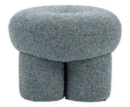 Puff Trium Tecido Azul Ardósia | Westwing
