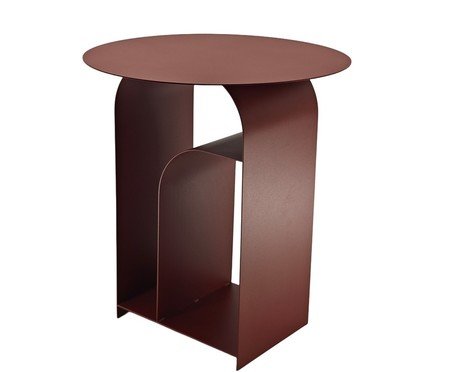 Mesa De Apoio Orion Vermelho Cereja | Westwing