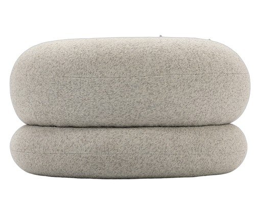 Puff Duo Tecido Off White, Off White | WestwingNow