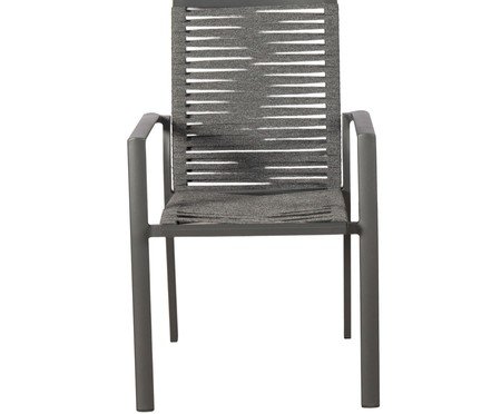 Cadeira Entremares Corda Base Grafite | Westwing