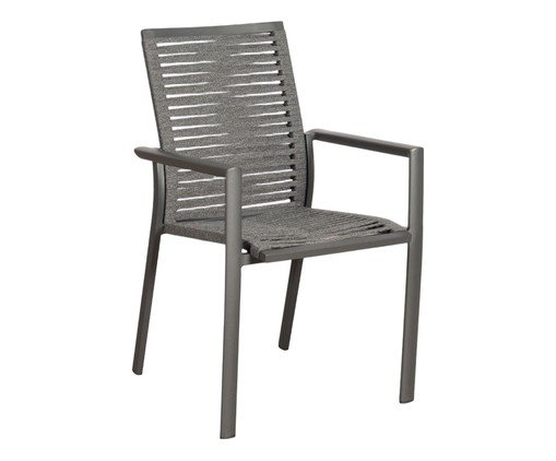 Cadeira Entremares Corda Base Grafite, black | WestwingNow