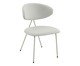 Cadeira Pilar Tecido Base Off White, Off White | WestwingNow