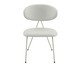 Cadeira Pilar Tecido Base Off White, Off White | WestwingNow
