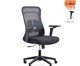 Office Aspen com braços 5D Tela Mesh Preta, black | WestwingNow