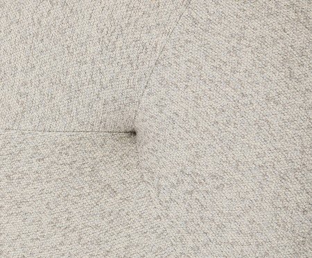 Puff Trium Tecido Cinza Claro | Westwing